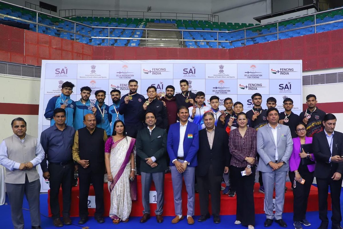 Hon’ble MoS (I/C) for Skill Development &amp; Entrepreneurship and MoS for Education, Shri Jayant Chaudhary ji attended the 36th Senior National Fencing Championship as Chief Guest.

He commended the remarkable display of discipline, precision, and dedication by athletes, coaches,