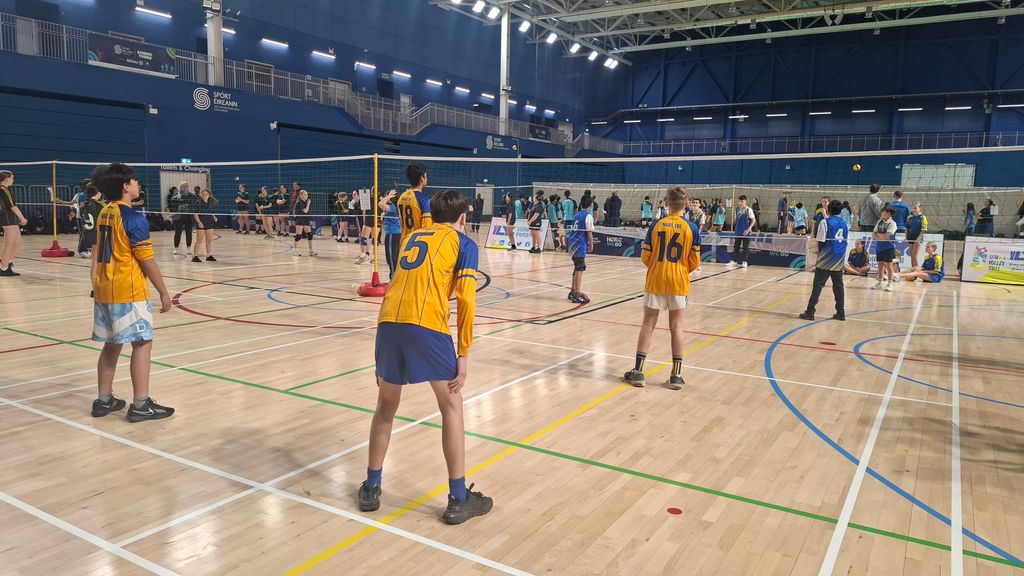 CBSNaas's tweet image. Well done to the first and second years who travelled to the National Sports Arena to compete in the All-Ireland schools 4v4 blitz day.  The lads who are nearly all beginners to the sport won 3 games and were narrowly beaten in the others finishing 4th out of 7 teams.