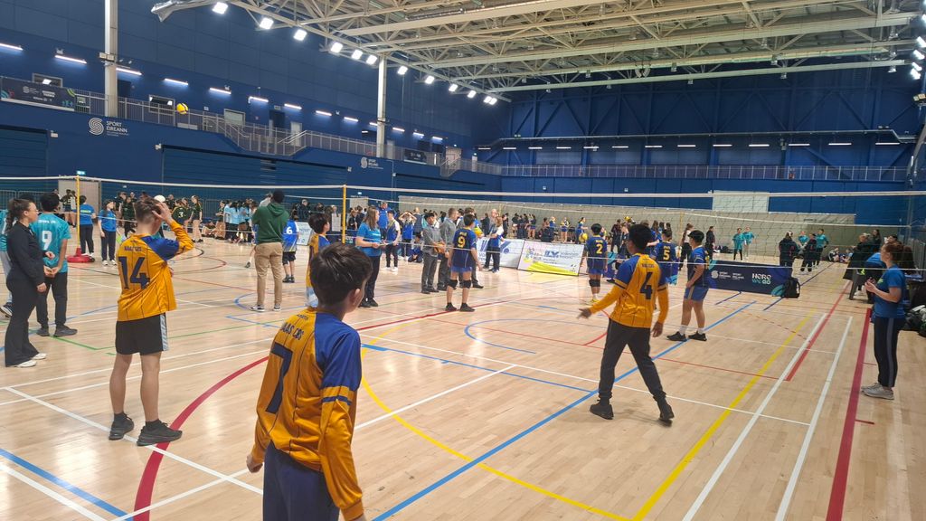 CBSNaas's tweet image. Well done to the first and second years who travelled to the National Sports Arena to compete in the All-Ireland schools 4v4 blitz day.  The lads who are nearly all beginners to the sport won 3 games and were narrowly beaten in the others finishing 4th out of 7 teams.