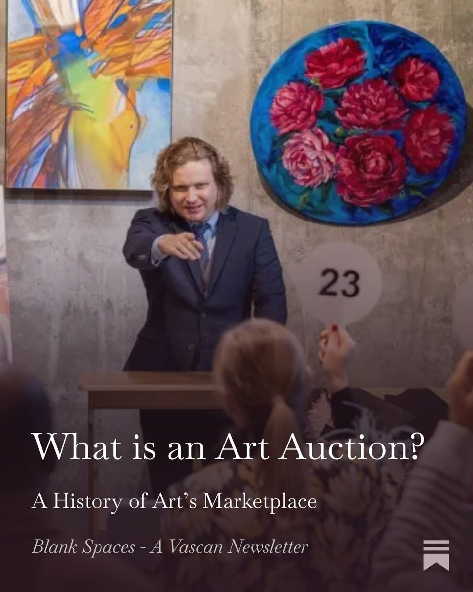 Vascan_io's tweet image. In our latest Art Academy episode, we step inside the world of Art Auctions one of the most influential systems shaping the global art market.

Click the link to read : open.substack.com/pub/vascan/p/w…

Stay curious. Stay inspired.

#BlankSpaces #Vascan #ArtAuctions #ArtEducation #ArtTech
