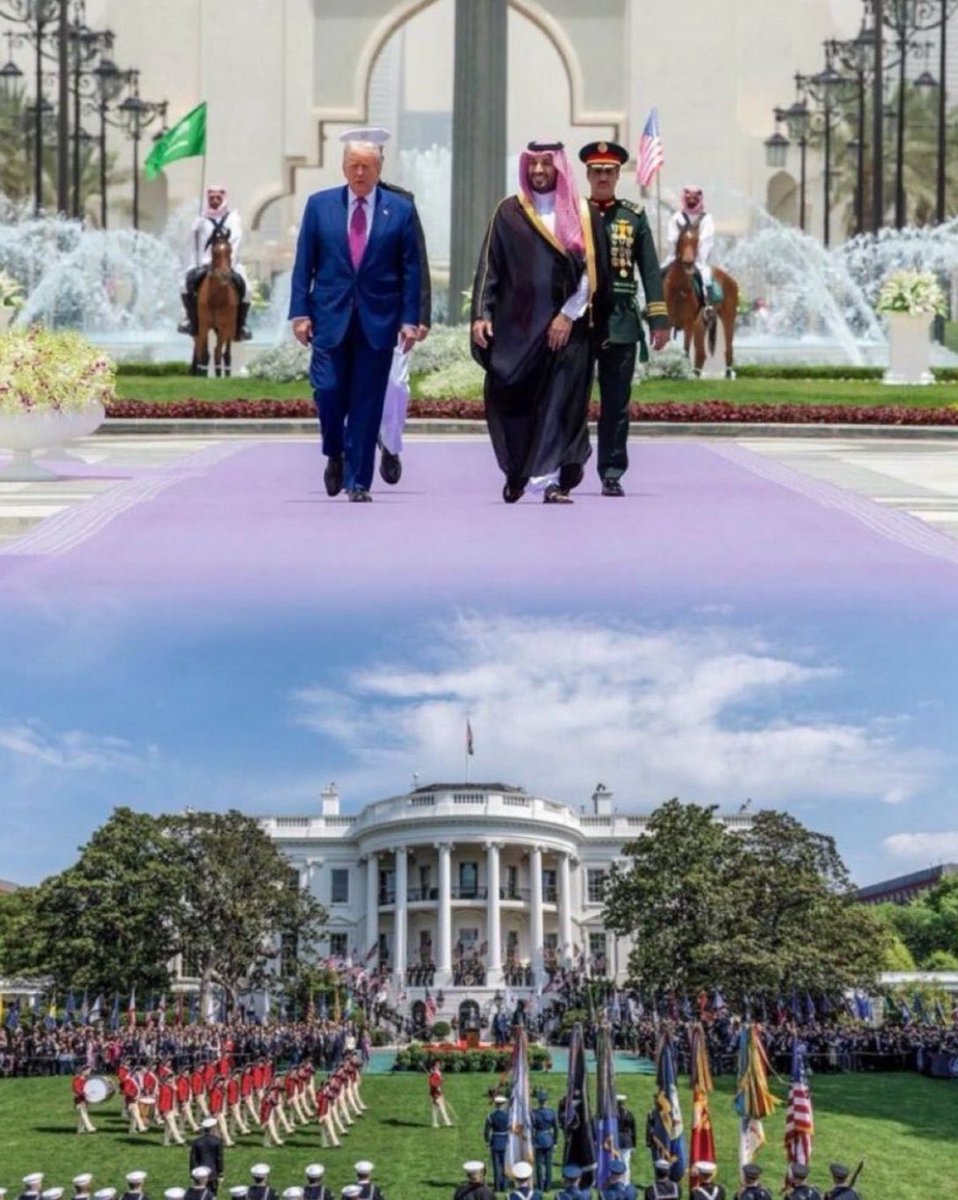 العالم يترقب وصول قائد العالم العربي والإسلامي إلى #واشنطن
#محمد_بن_سلمان_في_البيت_الأبيض