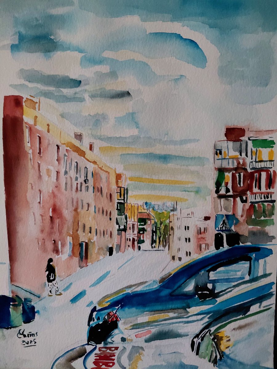Acuarela_ barrios humildes de Madrid  con mucha historia
"Pero tu, Daniel, camina hacia tu fin y reposa, pues en los ùltimos dìas te levantarás, para recibir tu recompensa"
Daniel 12:13. Biblia
#acuarela #arte
#artistsontwitter