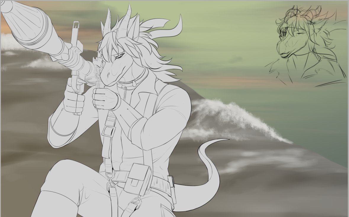 Commission in progress.

Been a hot minute but slowly getting back from a bit of burnout. I need to draw more of my gorl Bre so badly.