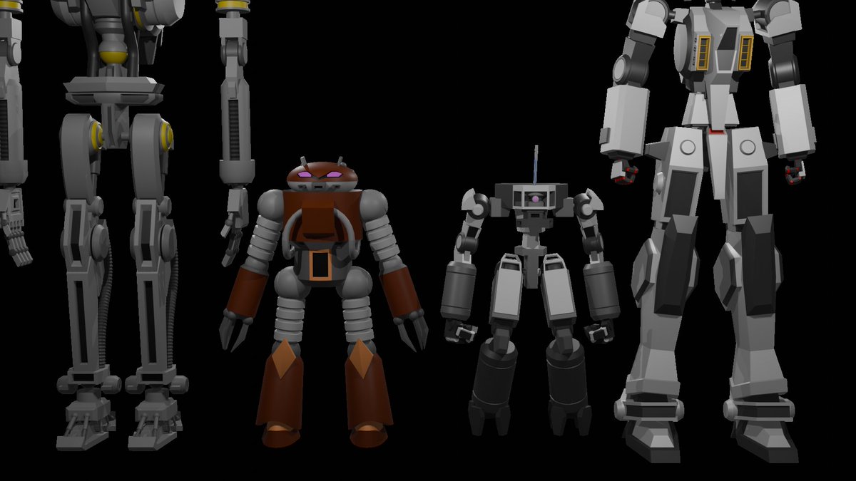 Kiranaise's tweet image. Smol fellas... Really smol fellas. 

#3DModel #gamedev #indiegamedev