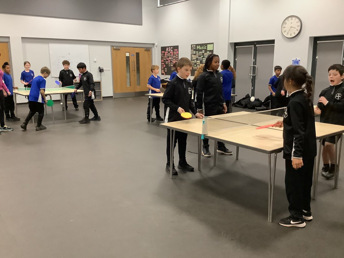 Table tennis club 🏓 has been a great success. #StCuthbertsPE