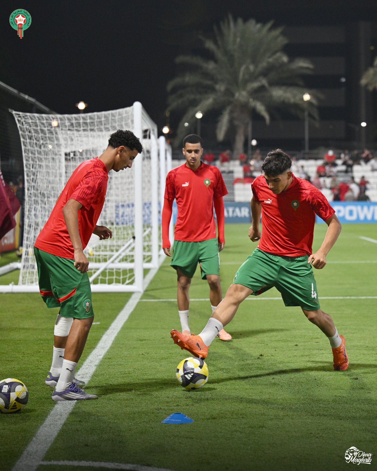 لاعبو المغرب. (إكس) 