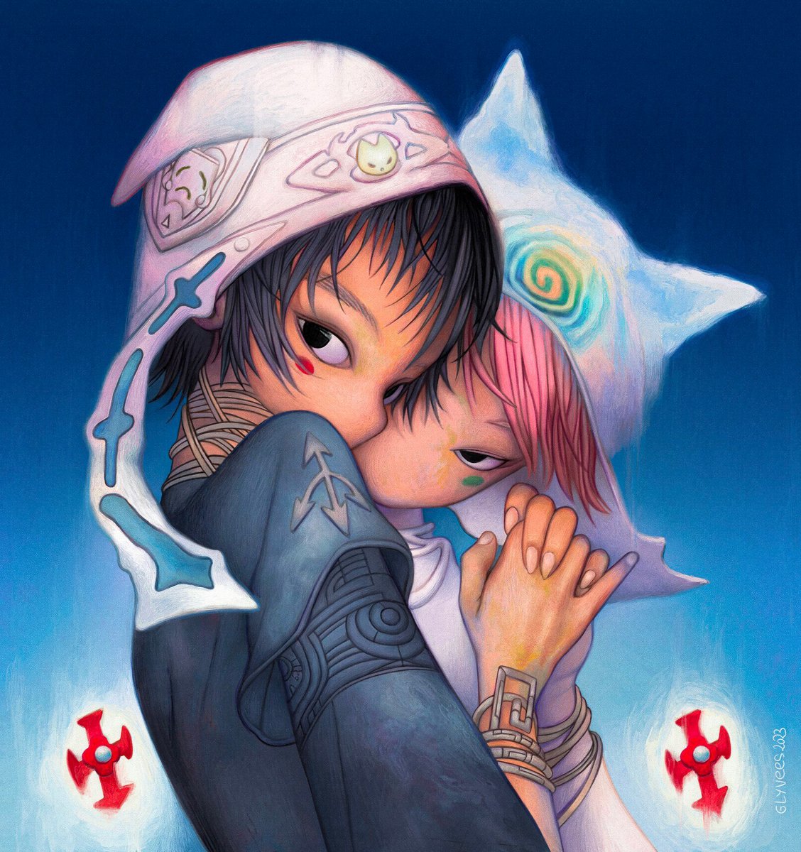 glyvees's tweet image. 3 of my duo works (^～^)