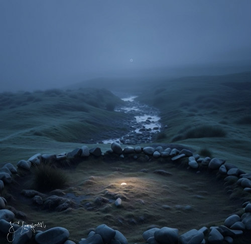 #SleepStories by <a href="/JakeStormoen/">Jake Stormoen</a>  #56 - The Misty Moor "Drift across a quiet, fog-shrouded moor where ancient stones hum softly beneath the night sky. Wrapped in mist and gentle light, let the moor’s calm, rhythmic breath guide you into deep, peaceful sleep."  Read by #JakeStormoen