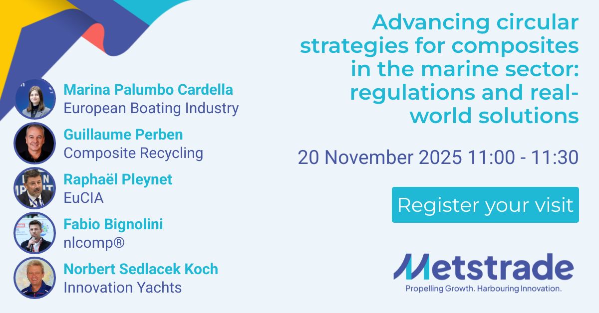 TeconautProject's tweet image. #TecoNaut in @metstrade  2025!

Don&apos;t miss the chance to learn more about our exciting project. 

You won&apos;t regret it! 💯 #seeyouatMetstrade

#VET #greenskillstraining #boatbuilding #mets2025 #thefutureisnow #sustainability #innovation #circularstrategies #composites