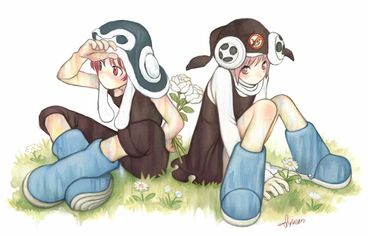 glyvees's tweet image. 3 of my duo works (^～^)