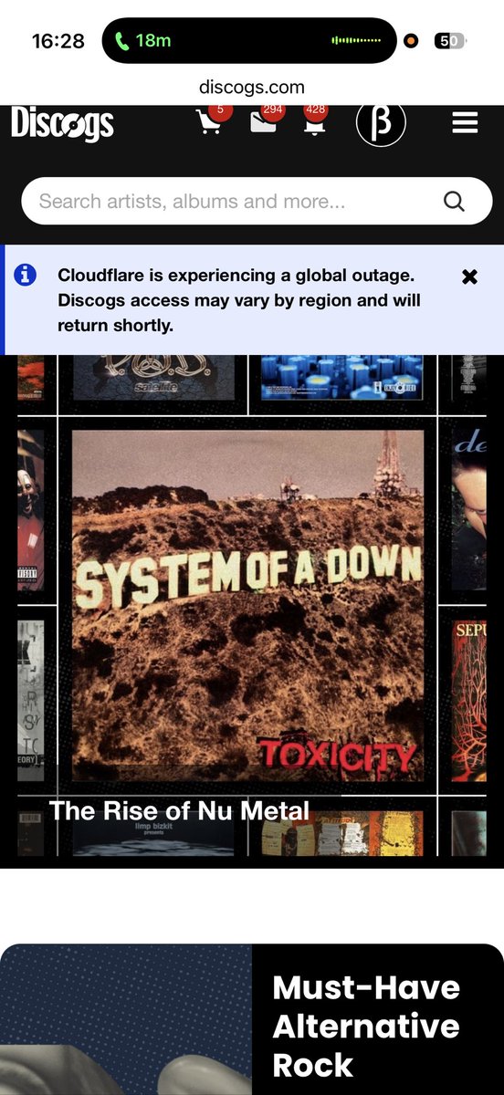 Cloudflare issues: system down 😅