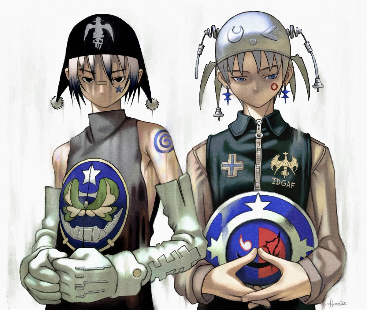 glyvees's tweet image. 3 of my duo works (^～^)