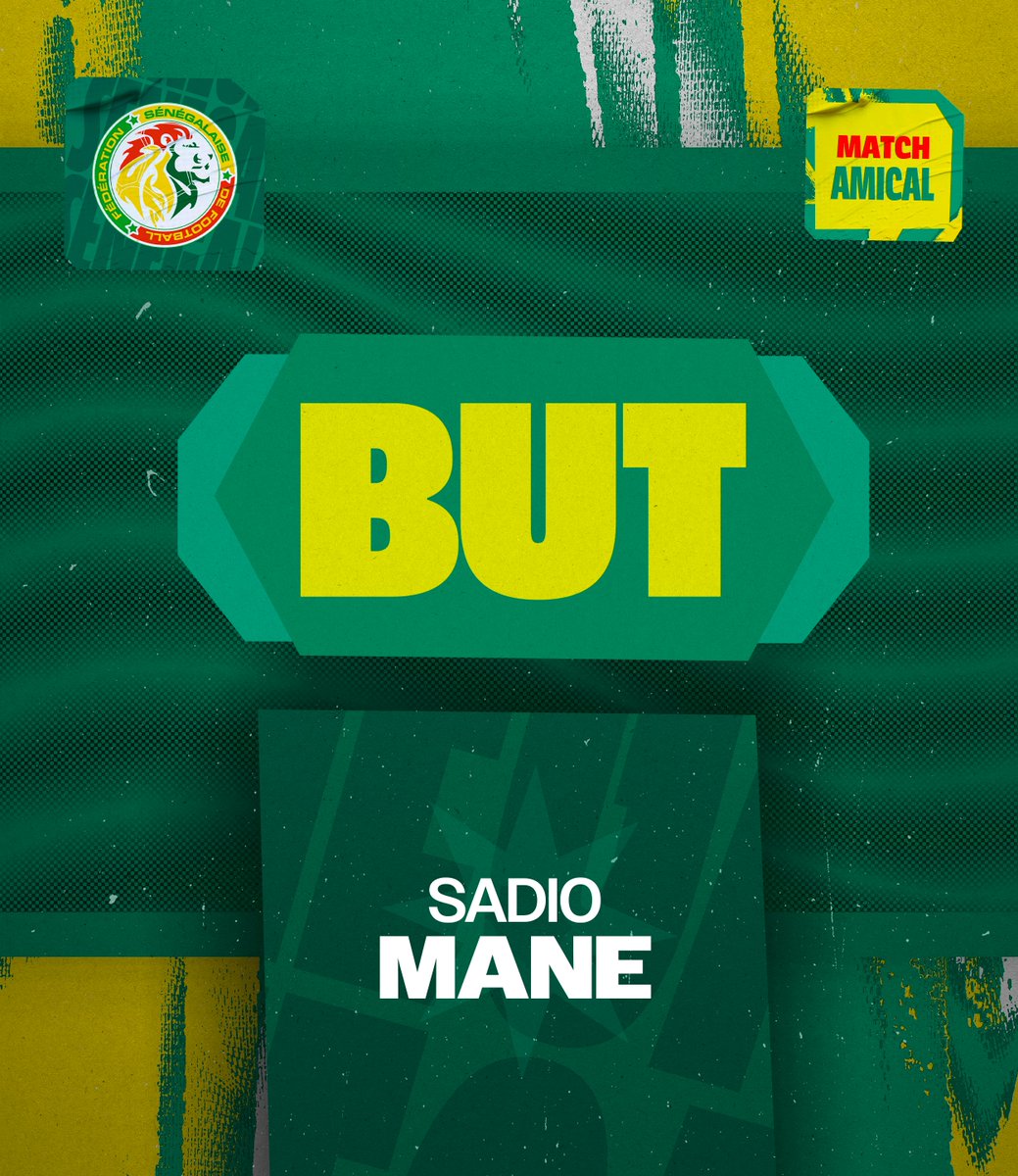 ⚽ 34’ | 𝘽𝙐𝙐𝙐𝙏𝙏𝙏𝙏𝙏 !! 𝙉𝙄𝘼𝙉𝙏𝙃𝙄𝙊𝙊𝙊𝙊𝙊 !! Le triplé pour Sadio Mane.

#SENKEN | (6-0) | #FriendlyGame