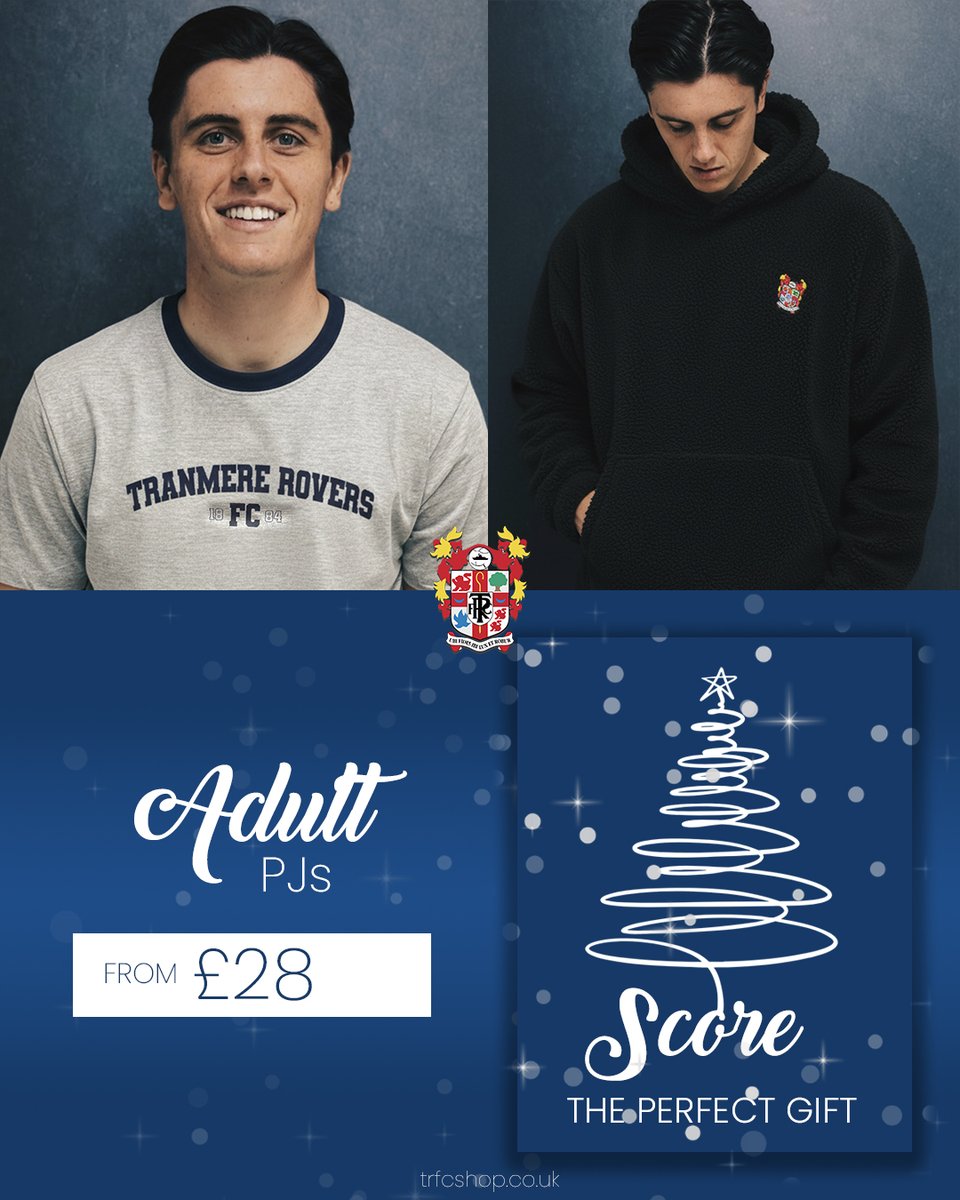 trfcstore's tweet photo. 👖 Adult and Junior nightwear is available in-store and online.

PJ sets, snuggle gowns, and more: https://t.co/KZW6EyqELt

Score the perfect gift this Christmas.

#TRFC #SWA https://t.co/lsGy2K9QLY