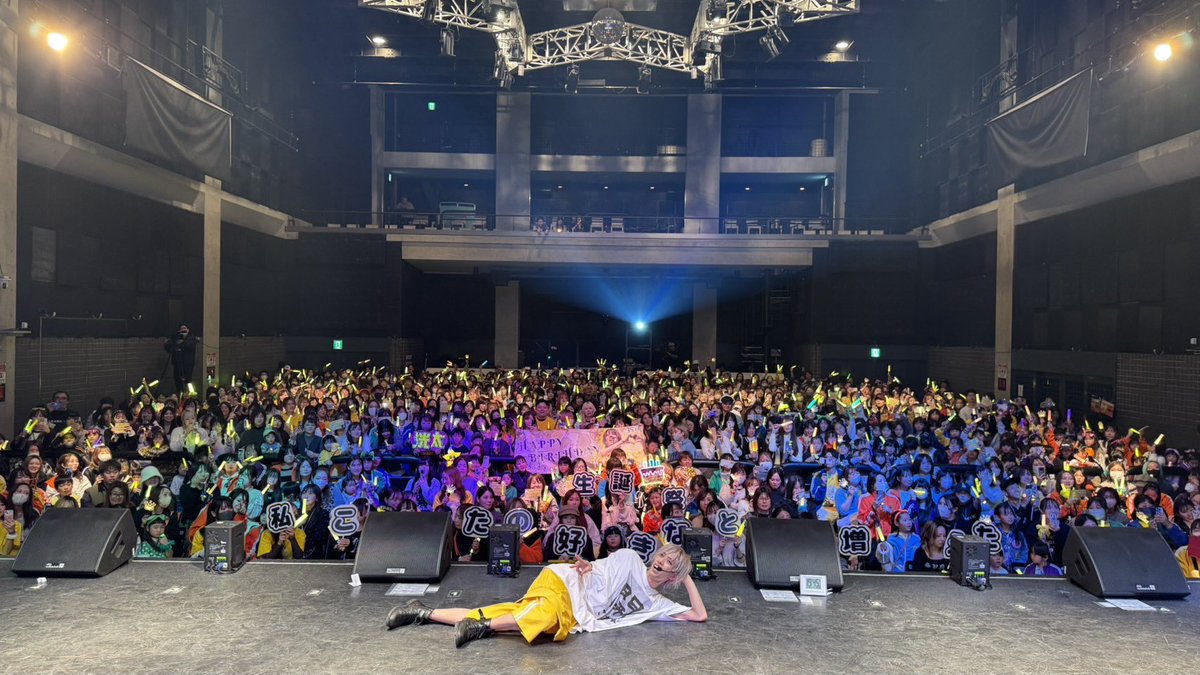 リアフェス最後のクラブチッタ川崎ありがとう✨ 黄色の景色嬉しかっ