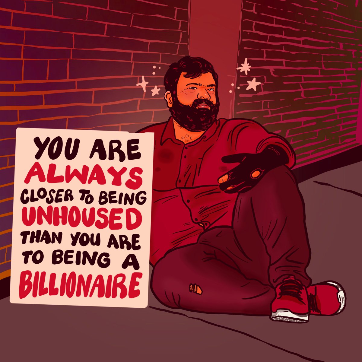 This Hunger &amp; Homelessness Awareness Week, a reminder that you have more in common with someone unhoused than a billionaire.