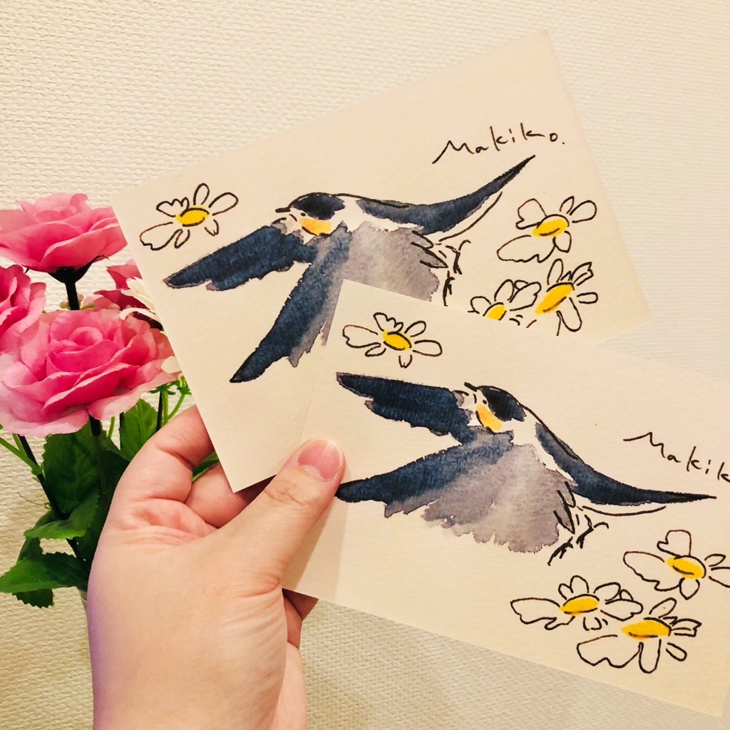 h_ondana's tweet image. My postcard. 🪽

#Illustrat #bird