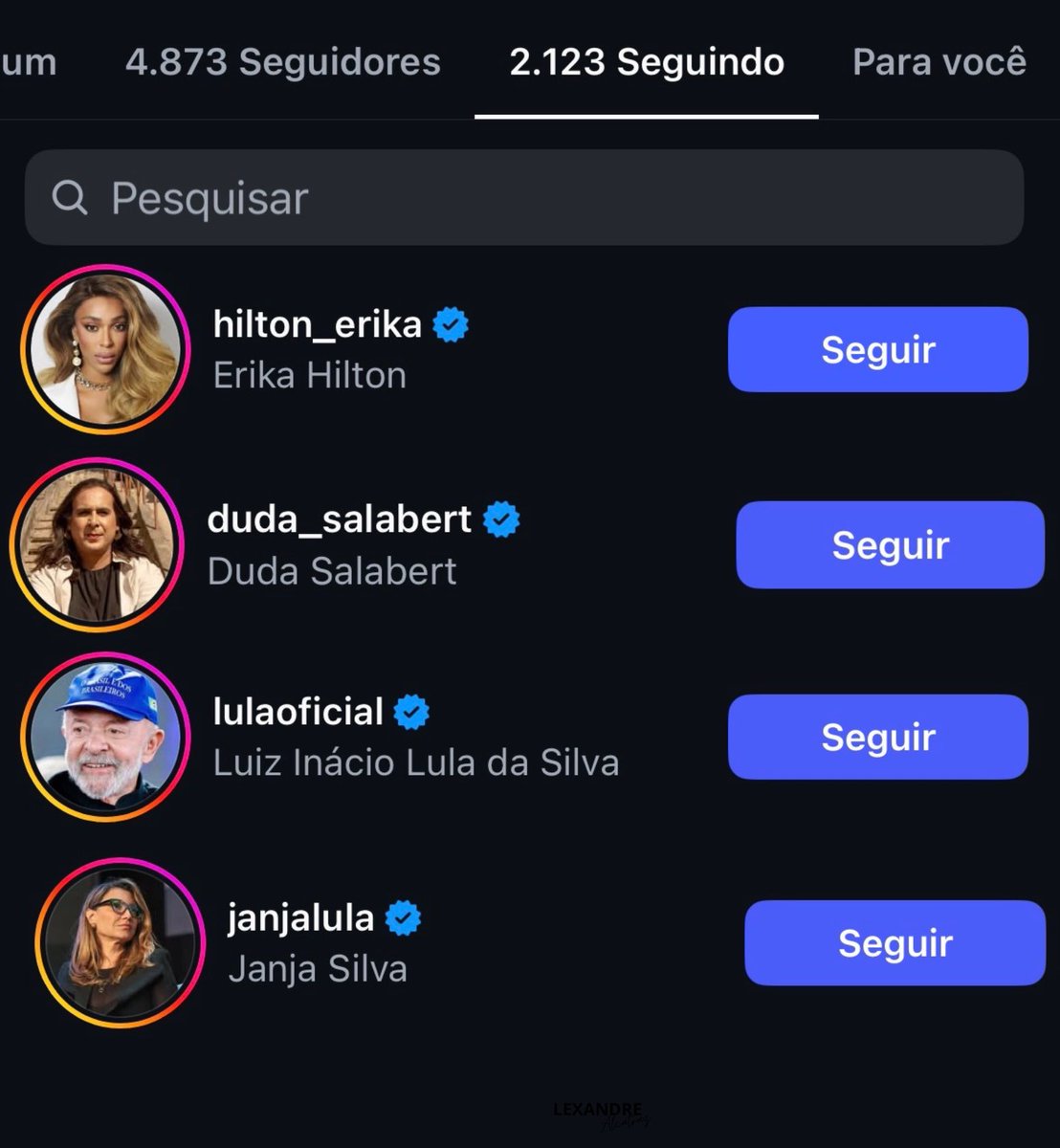 aleealcatraz's tweet image. GAY DE DIREITA SOFRE
Você vai lá, acha um homi bonitão, MAS VAI VER QUEM ELE SEGUE E VÊ QUE ELE SEGUE OS 4 CAVALEIROS DO APOCALIPSE 🫠