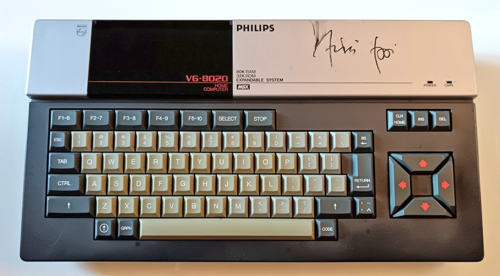 Autographed by Federico Faggin! #MSX #Zilog #Z80