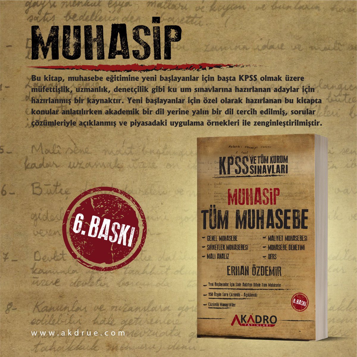 akadroegitim's tweet image. 📢ÇEKİLİŞ.📣
A KADRO’nun çok satan kitapları her gün güncellenmeye devam ediyor. 
Daha matbaa sıcaklığı üzerinde iki kitap. 
Çok kısa sürede 7. Baskısını yapan yeni nesil sorularla güncellenmiş 7. Baskı MALİYE SORU YORUM ile kimseden destek almadan tek başına Muhasebe öğrenmenizi…