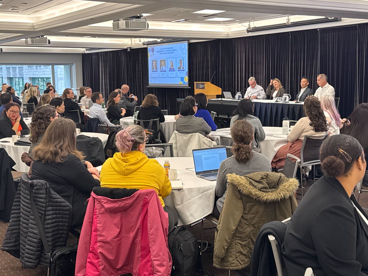 AIIMIntl's tweet image. The AI + Information Management Regional Forum in Toronto is off to a great start!

We’re seeing incredible conversations, forward-thinking strategies, and a packed room full of professionals eager to harness the power of AI for smarter information management.