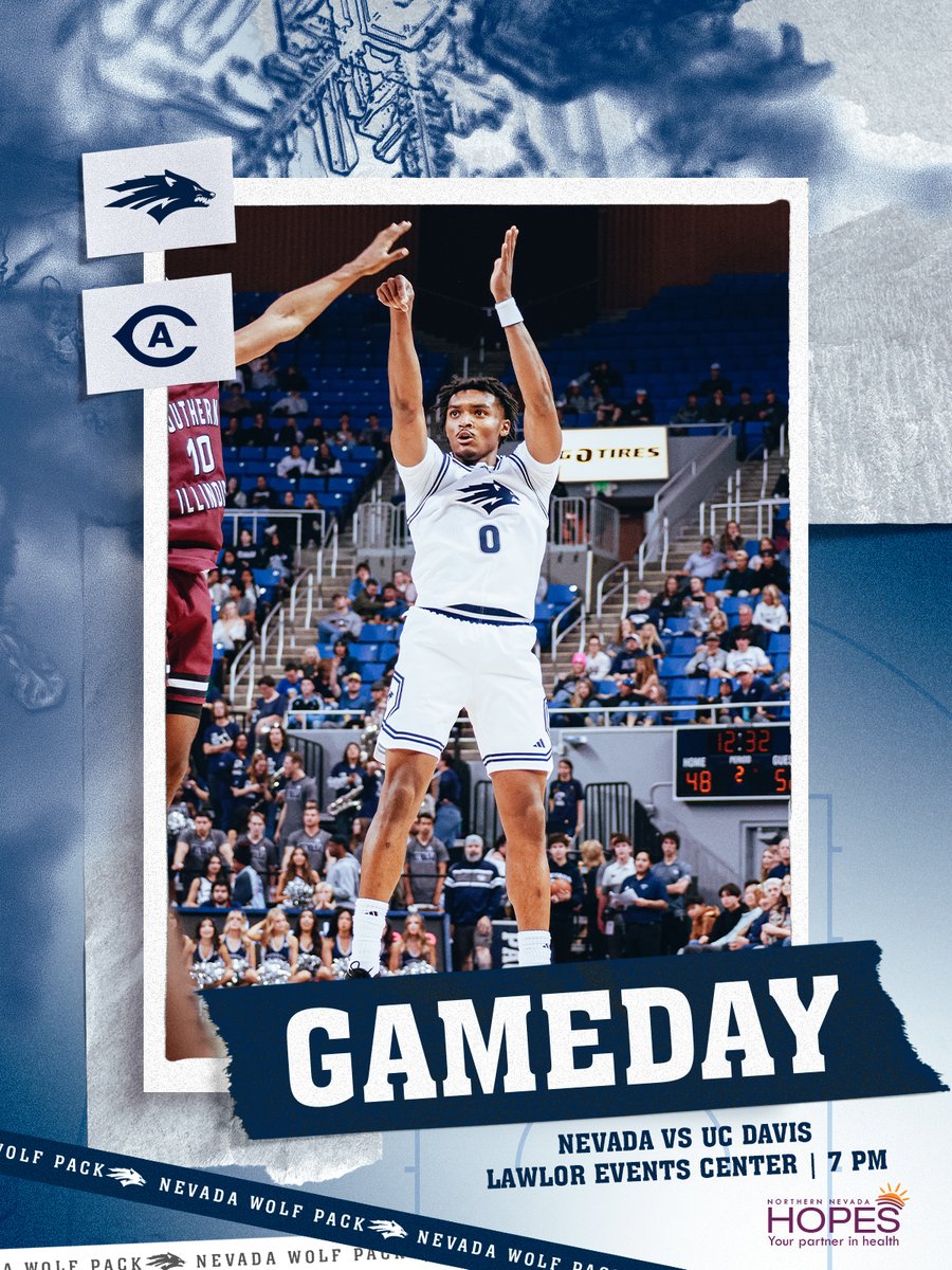 NevadaHoops's tweet image. 𝐆𝐀𝐌𝐄𝐃𝐀𝐘 🐺 

🆚 UC Davis
⌚ 7 p.m.
📍 Lawlor Events Center
📺 NSN/Mountain West Network/ MW App
📻 95.5 KNEV/The Varsity Network
🎟️ MyNevadaTickets.com

#BattleBorn | #PackParty