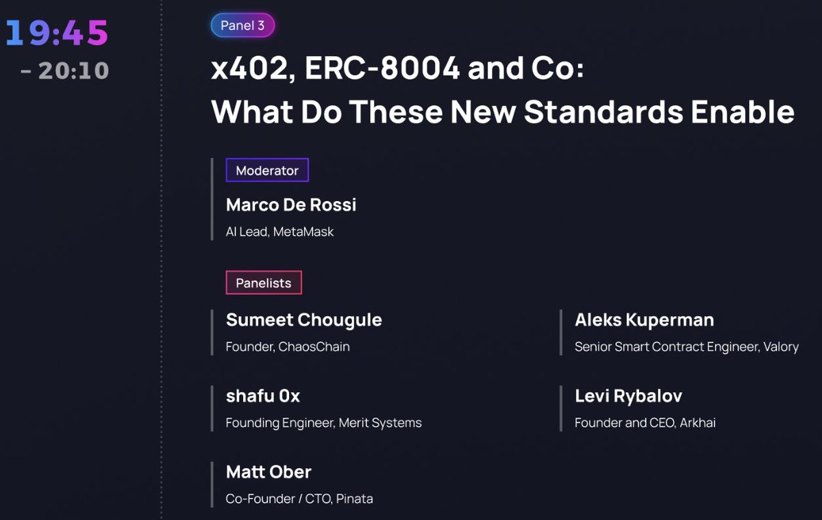 marco_derossi's tweet photo. If you're in Buenos Aires🇦🇷, today I'll be talking about 8004 and Why agents need open networks to become smarter:

@ DePIN Day - 1:30 PM. @Filecoin is launching Filecoin Onchain Cloud today! https://t.co/WOh5Gi7UiR 

@ Flashbots' https://t.co/jU5zkLrvLw - 6:00 PM https://t.co/fqOWSbsW4d

@ Agents Unleashed by @autonolas - 7:30 PM https://t.co/1wC6vcsy0K

Moderating a panel of great 8004 builders @ Agents Unleashed - 7.45PM

See you around! 🕺🇦🇷