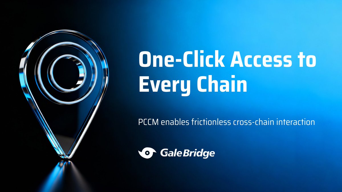 GaleBridge_'s tweet image. 🌐 One-Click Access to Every Chain

⚡ GaleBridge’s PCCM delivers truly frictionless cross-chain interaction — one signature, full-chain execution.

No network switching, no manual bridging, just seamless value flow across every ecosystem.

#GaleBridge #PCCM  #CrossChain #DeFi