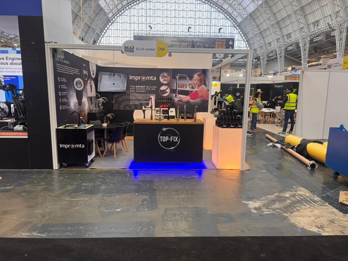 SquiresMartin's tweet image. Ellsi ready to go @LondonBuildExpo come visit stand D66 and see #TopFix patented wastes #londonbuild see you 19th 20th Nov