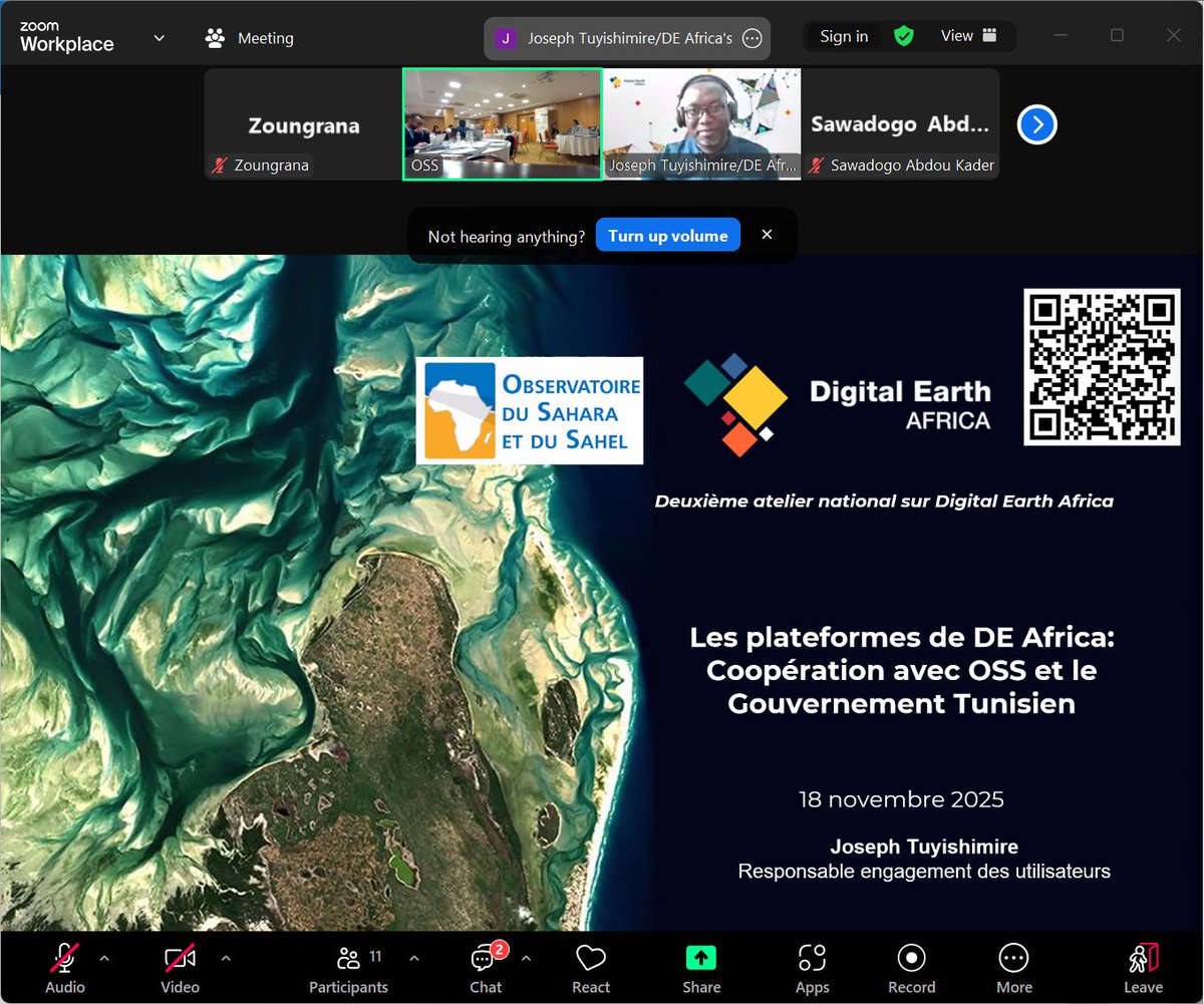 OSS_Comms's tweet image. How can Earth Observation revolutionize the monitoring and management of soil degradation?
This question was at the heart of the national technical workshop co-organized by the @OSS_Comms and @DEarthAfrica in Tunis on November 18 and 19, 2025.
oss-online.org/en/OSSDEATunis…