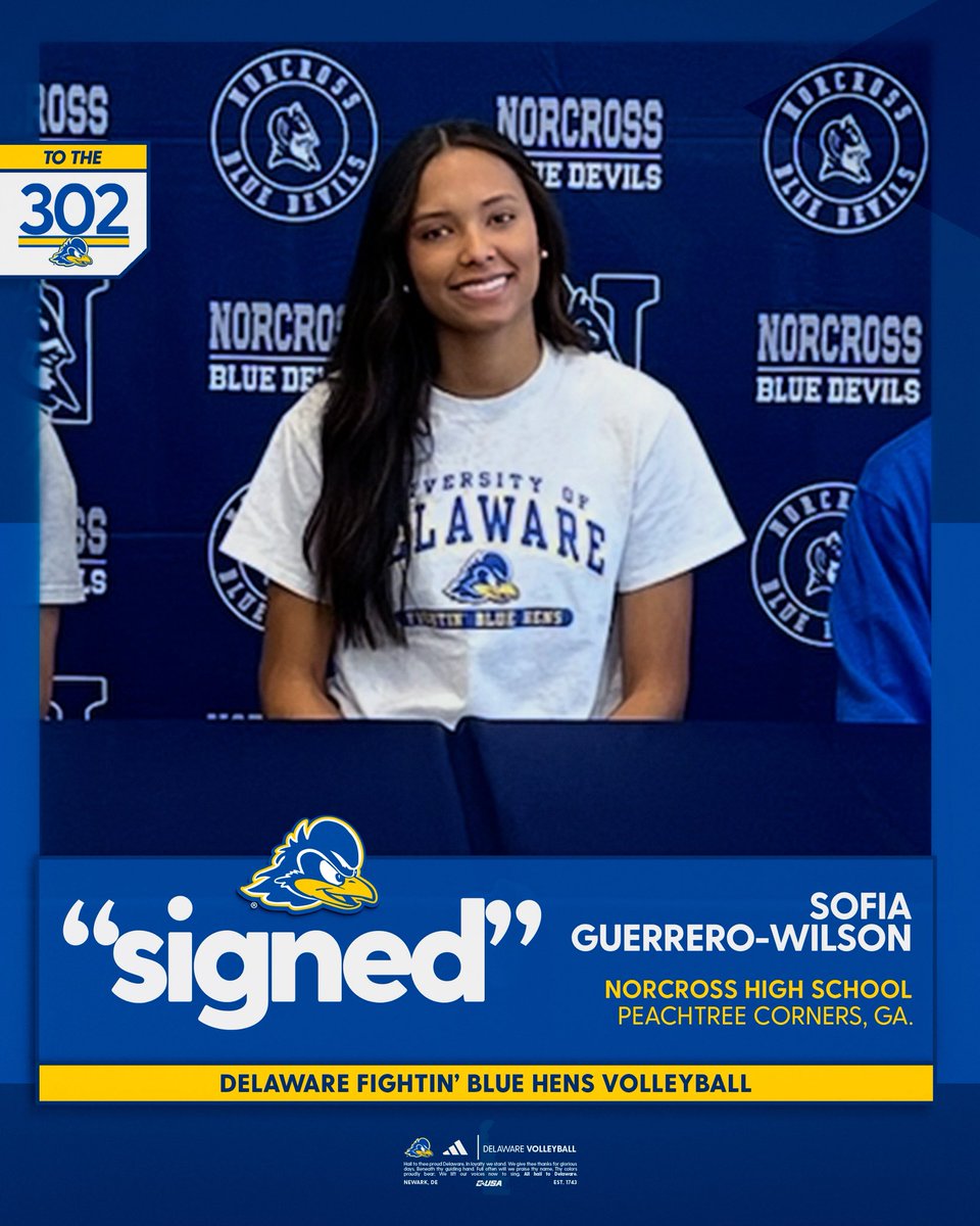 Delaware_VB's tweet image. Welcome to Delaware, Sofia! ✍️