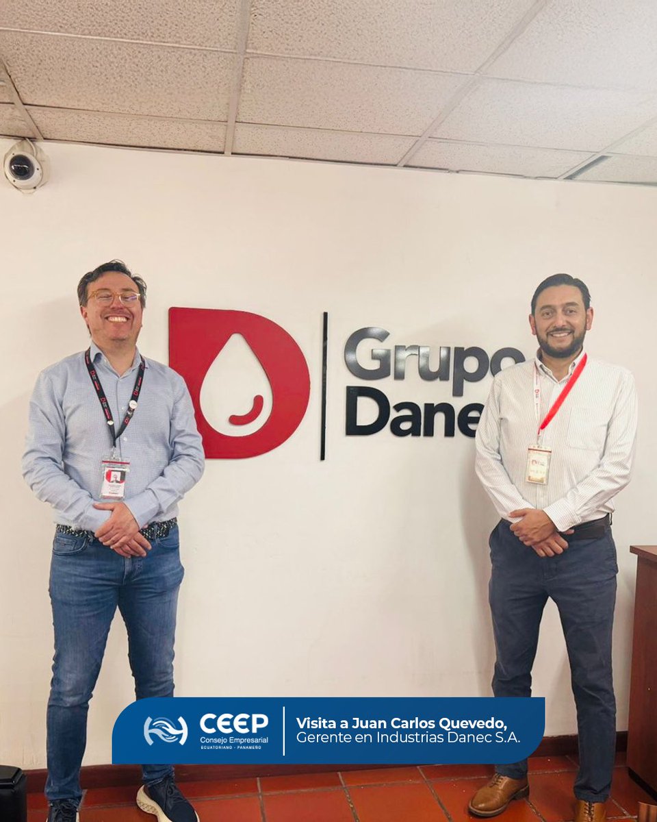 consejoecupan's tweet photo. 🤝 El #CEEP visitó a Juan Carlos Quevedo, Gerente en Danec S.A. y miembro de nuestro Directorio

Con más de 30 años de trayectoria en el sector industrial, su liderazgo ha impulsado la optimización de procesos, la innovación operativa y el fortalecimiento de la competitividad https://t.co/YNx0GSJtT1