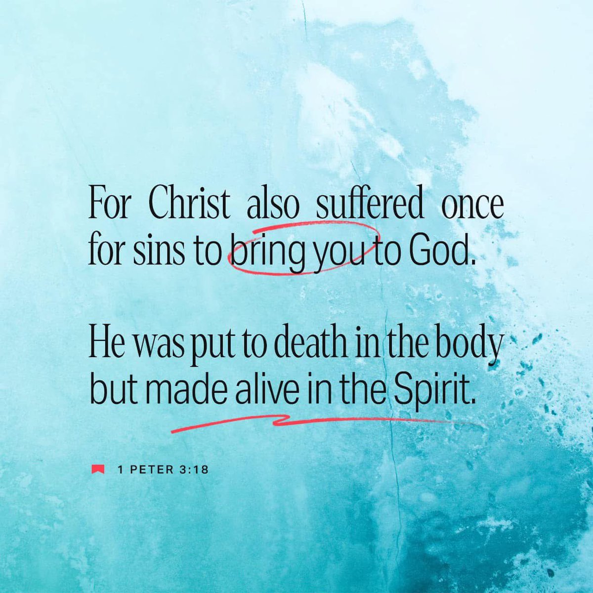 JimSuttle5's tweet image. Christ suffered ONCE for sins!
The Cross of Jesus worked.  It is finished, it is done!
This is a gloriously wonderful reality

Through this I am brought near God, Wow!

Yet, there is also present help now…today, in Christ I can draw near God and in this, I joy and want to live!