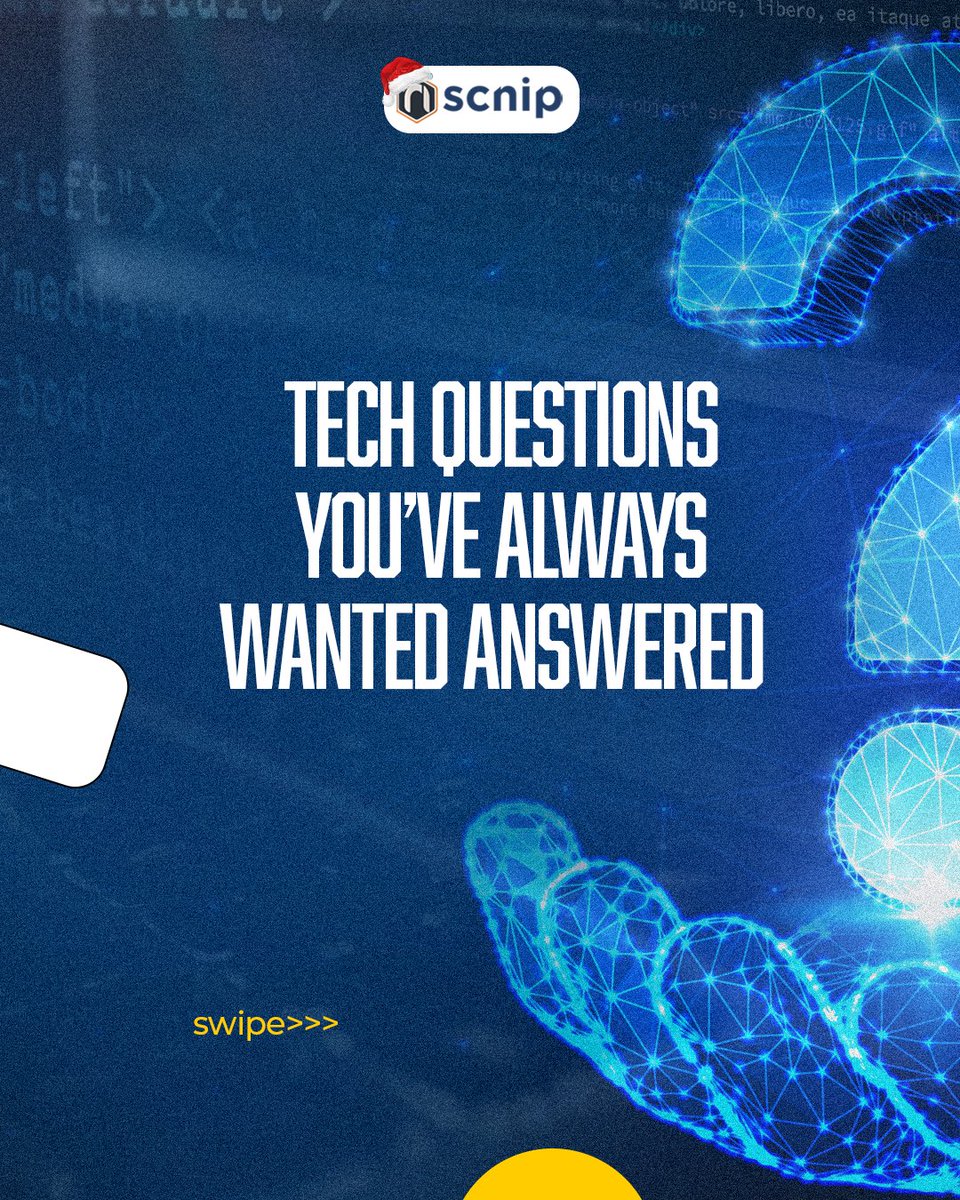ScnipCapitol's tweet image. Your tech questions, finally answered in simple English.
Need an app, website, or outsourcing help? Send us a DM and let’s get it done.

#EcommerceinLagos #Websitedeveloper #TalentOutsourcing #SmallBusinessWebsitedevelopmenter #ScnipCapitol 
#Scnip #RemoteWorkers #Software