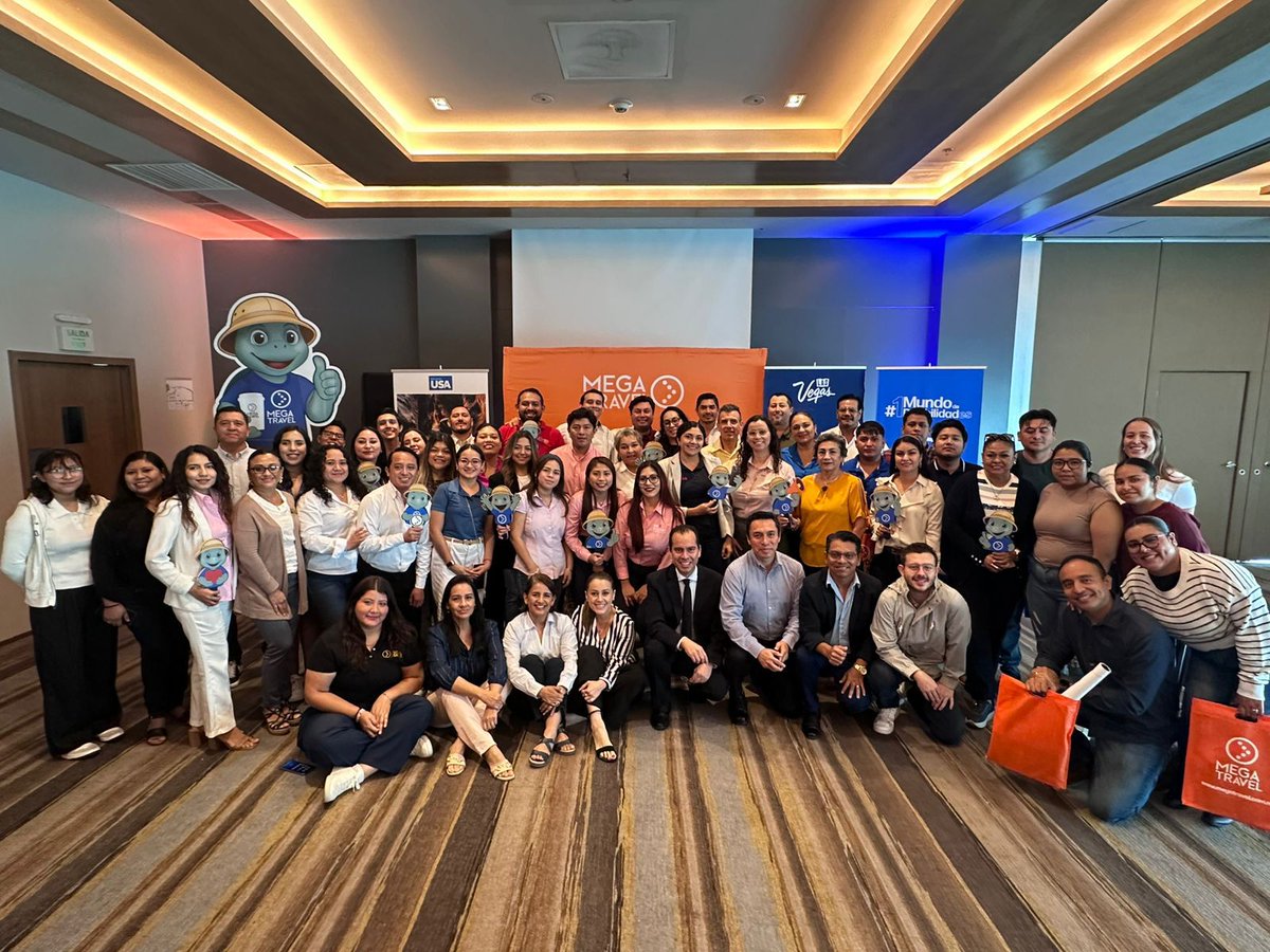 La última ruta de nuestro #RoadShow 2025, #Sudeste, terminó exitosamente. 
Agradecemos infinitamente 🙏🏻 a miles de Amigos, Agentes de Viajes, que nos honraron con su presencia en nuestros eventos, a nuestros patrocinadores que nos acompañaron. Y sobre todo el equipo de Mega