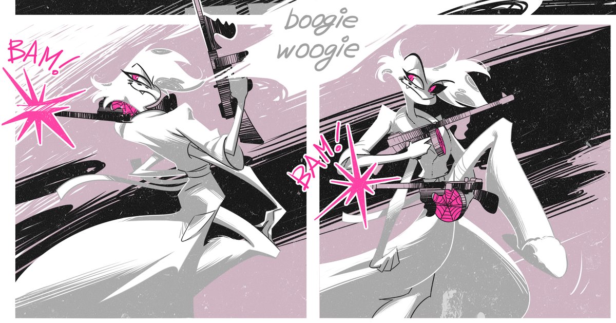 Smoxtart's tweet image. Please have a closer look at this beautiful Spider gremlin 😏😏😏♥️
Those LEGS! #blackwidowhuskerdustau #angeldust #husk