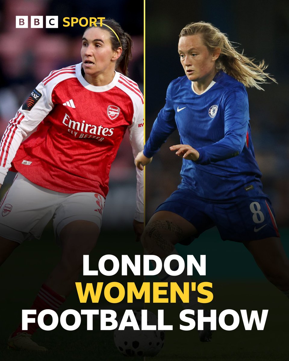 🚨The London Women's Football Show🚨 
Big games for <a href="/ArsenalWFC/">Arsenal Women</a> and <a href="/ChelseaFCW/">Chelsea FC Women</a> in the #UWCL after frustrating results in the #WSL
<a href="/LC_Lionesses/">London City Lionesses</a> Freya Godfrey called up for England. Plus THAT goal from <a href="/BrentfordFCW/">Brentford FC Women</a>'s Ashley Cheatley. All with <a href="/KathrynBatte/">Kathryn Batte</a> and our studio guests