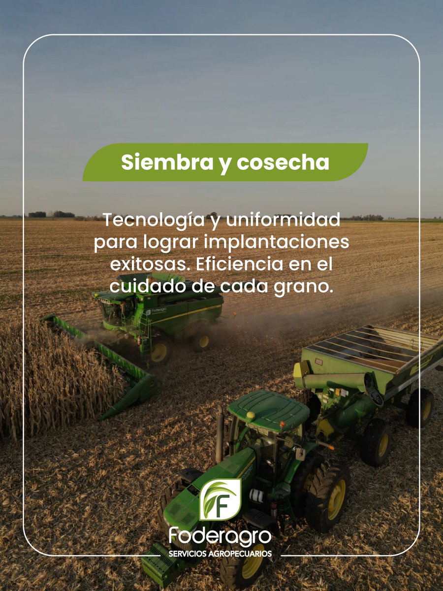 foderagro's tweet image. 🌾 Un solo equipo, todas las soluciones.

Movimiento de tierra, siembra, fertilización, pulverización, encalado, cosecha y siembra, y acompañamiento de profesionales en todo el proceso.

Todo lo que tu campo necesita, en un mismo lugar. 💪

Contactanos por más información.