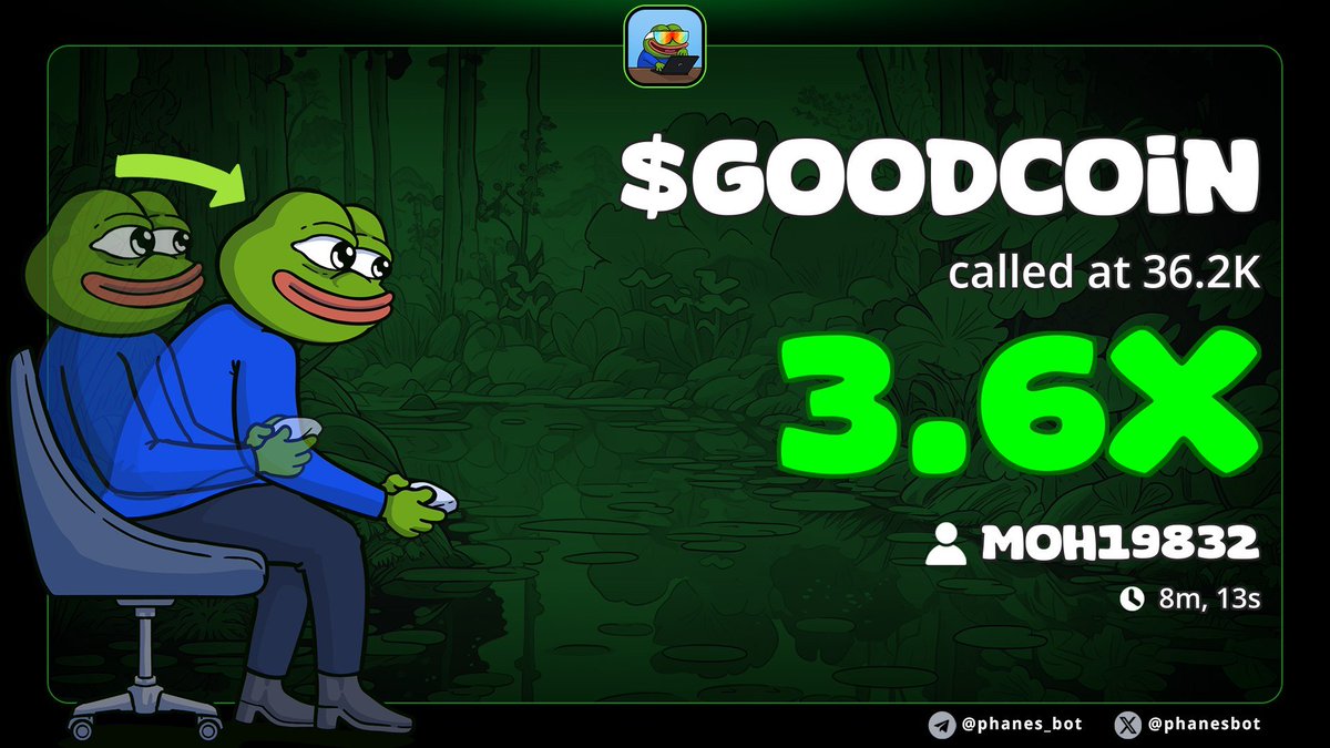 Crashed market everywhere but we’re still cooking 3.6x like it’s nothing.
Bear or bull — we farm both. 🐂🐻💰
$GOODCOIN next? 👀
FRGw83AaZ7gA1ntxtv2ikHJCKPiaUDiZr7z1P8qvU777
VIP Access → DM: t.me/moh19832
Free Group t.me/sol_pump_alert