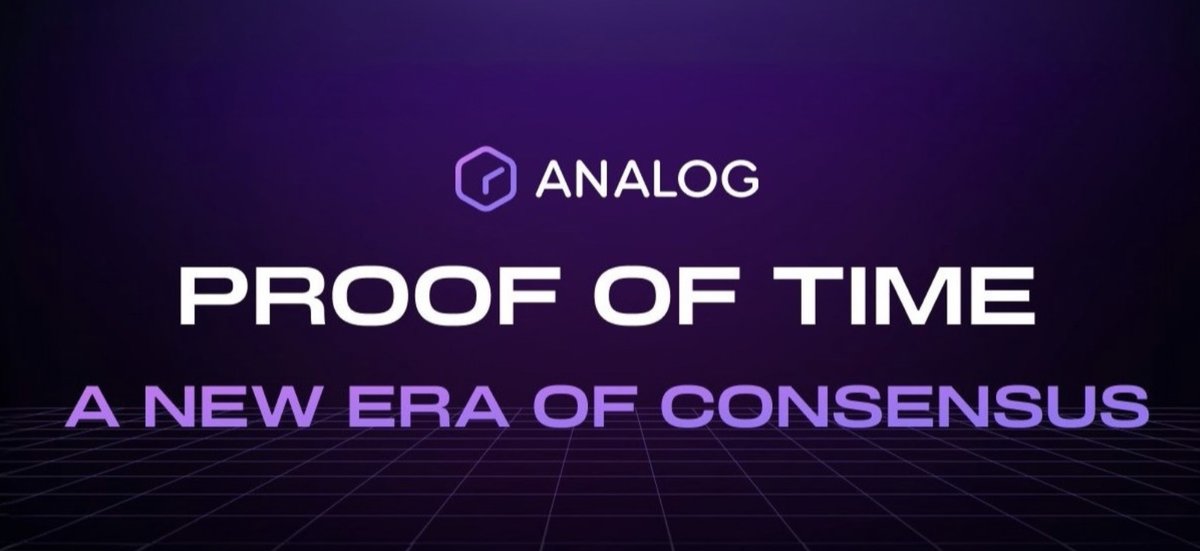 Analog talks about Proof of Time as the piece that Web3 has been missing. The idea is simple:

If blockchains are going to coordinate activity across many networks, they need a shared sense of time and a way to verify events in a predictable, fair, and decentralized way. Proof of