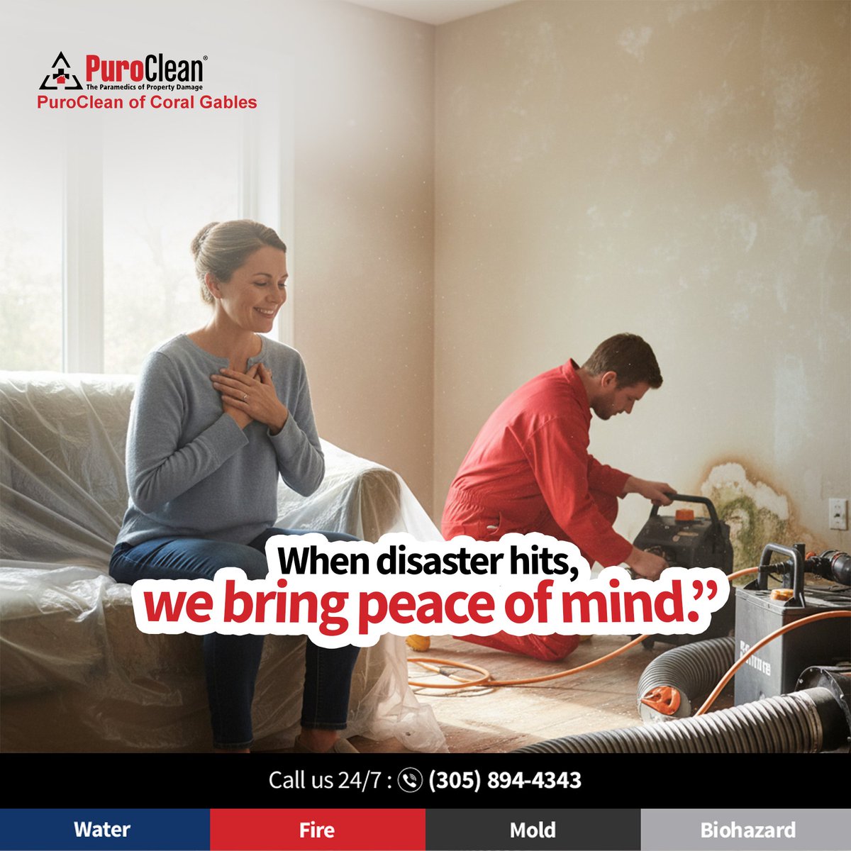 PuroCoralGables's tweet image. When water, mold, or fire damage turns your life upside down, our team steps in with fast, compassionate, and expert restoration.
Need immediate help? Contact us today!

#CoralGables #RestorationExperts #WaterDamageHelp #FireDamageCleanup #MoldRemediation #EmergencyRestoration