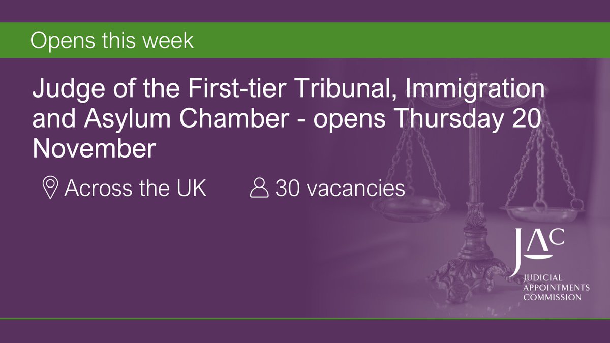 Judicial Appointments Commission tweet media