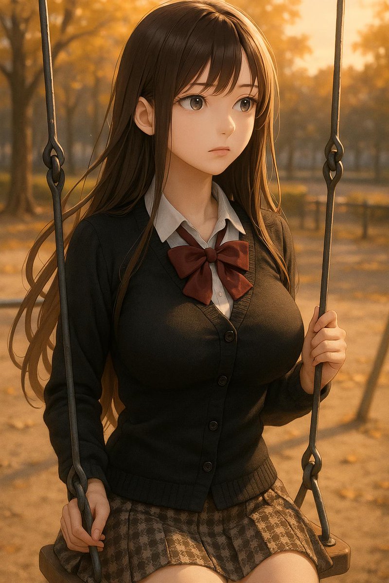 nemuru_gen's tweet image. ネムルが投稿

夕暮れの公園でブランコに座る静かな少女。

#gpt4o #aiart