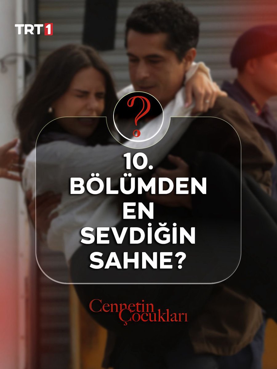 cennetinctrt's tweet image. Bu bölümde bir sahne vardı ki… hâlâ akıllardan çıkmadı!
Sizi en çok hangisi etkiledi? 

#CennetinÇocukları yeni bölümleriyle her pazartesi TRT 1’de.📺
@trt1