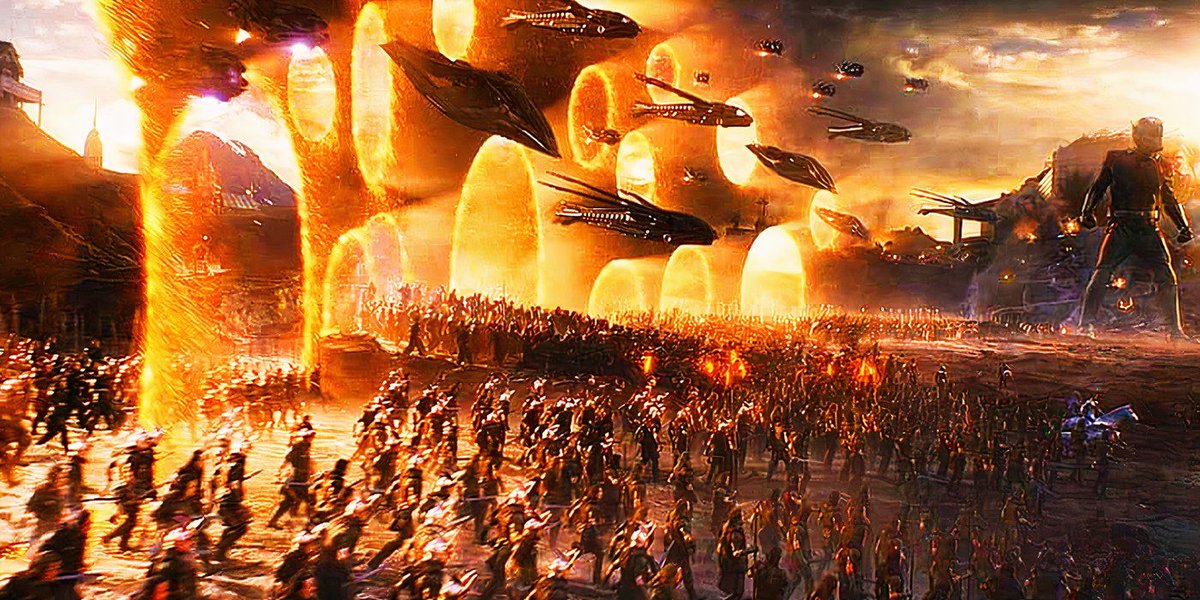 Feez_kiD's tweet photo. That Marvel end game scene when cap heard "on your left" then multiple portals opened up and more heroes where popping out....I just got the same feelings when Aizawa came out 🔥🔥🔥
#MyHeroAcadamia https://t.co/0vlnyBx6GH