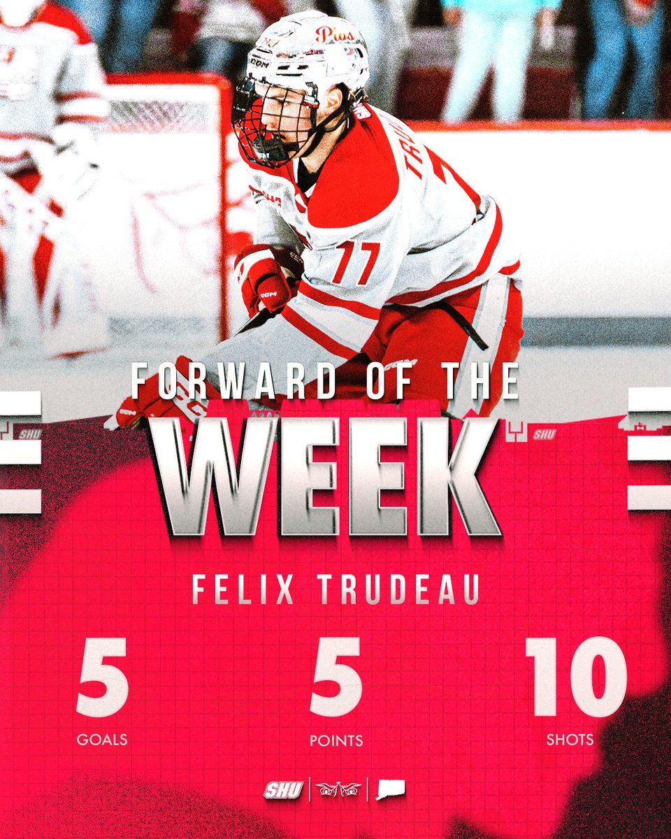 sacredheartmih's tweet photo. After sweeping Canisius this weekend, Felix and Ajeet won @Atlantic_Hockey weekly awards this morning 👏👏

📰: https://t.co/FDDSBVfenD

#WeAreSHU https://t.co/SNv1pqwz7m