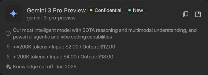 The interns are going crazy today, first Cloudflare, now Google.. Anywhooo... Gemini 3 Pro Preview is now Live in AIStudio 😉