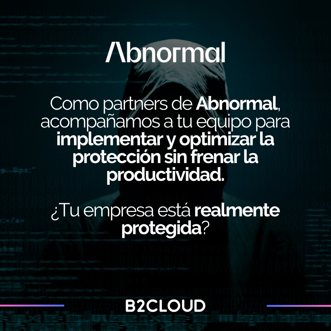 b2cloudtech's tweet image. ¿Sabías que el 1 de cada 4 organizaciones es objetivo de un takeover de email cada semana? 😱 Los ataques de ingeniería social están en auge.
Con Abnormal detenés no solo el correo malicioso sino también detectás cuentas ya comprometidas.
Como partner, te ayudamos a implementarlo…