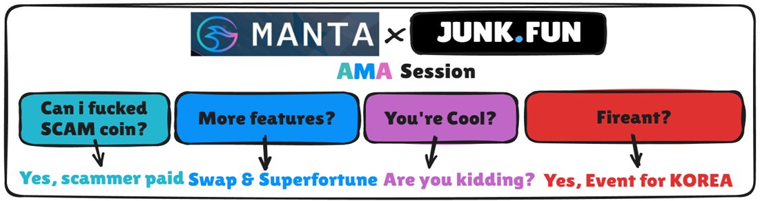 GIWA__CHAIN's tweet image. (1/3)

[3중 파밍이 된다고? Junkfun과 Manta 그리고Superfortune까지 폐기물처리 유니버스의 태동]

오늘 크립토농구님 ( @cryptobball  )께서 Manta AMA를 통해 정크펀에 대한 설명을 해주셨구요. 더불어, 만타에서 인큐베이팅하고 있는 BNB버전 정크펀인 슈퍼포춘에 대한 언급이 있었습니다.

저는…