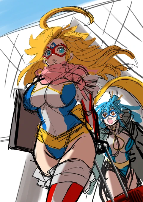WIP 今日は冬コミ寄稿用イラスト作業をしていました 間に合う…間に合います